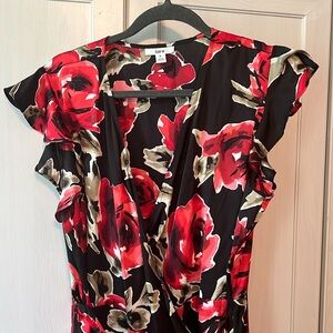 Stunning xl Bar111 red and black and green dress
